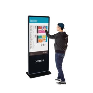 T-Type 43" Touch Digital Standee – Interactive & User-Friendly Display