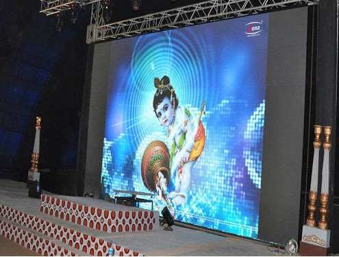 LED Video Wall Rental in Chandigarh at a festival