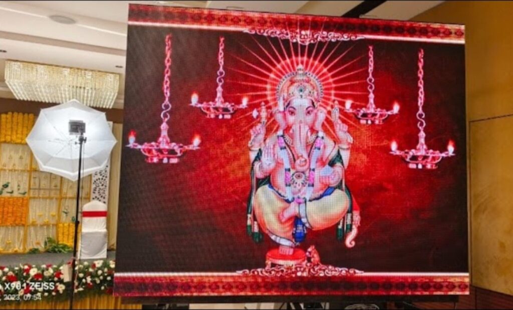 LED Video Wall Rental in Chandigarh at a festival