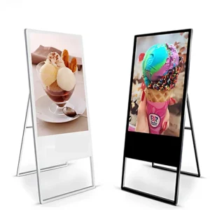 32 inch A-Type White & Black Digital Standee – Techon LED