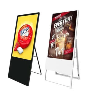 43 inch A-Type White & Black Digital Standee – Techon LED