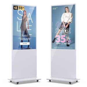 55 Inch T-Type White Digital Standee – Techon LED