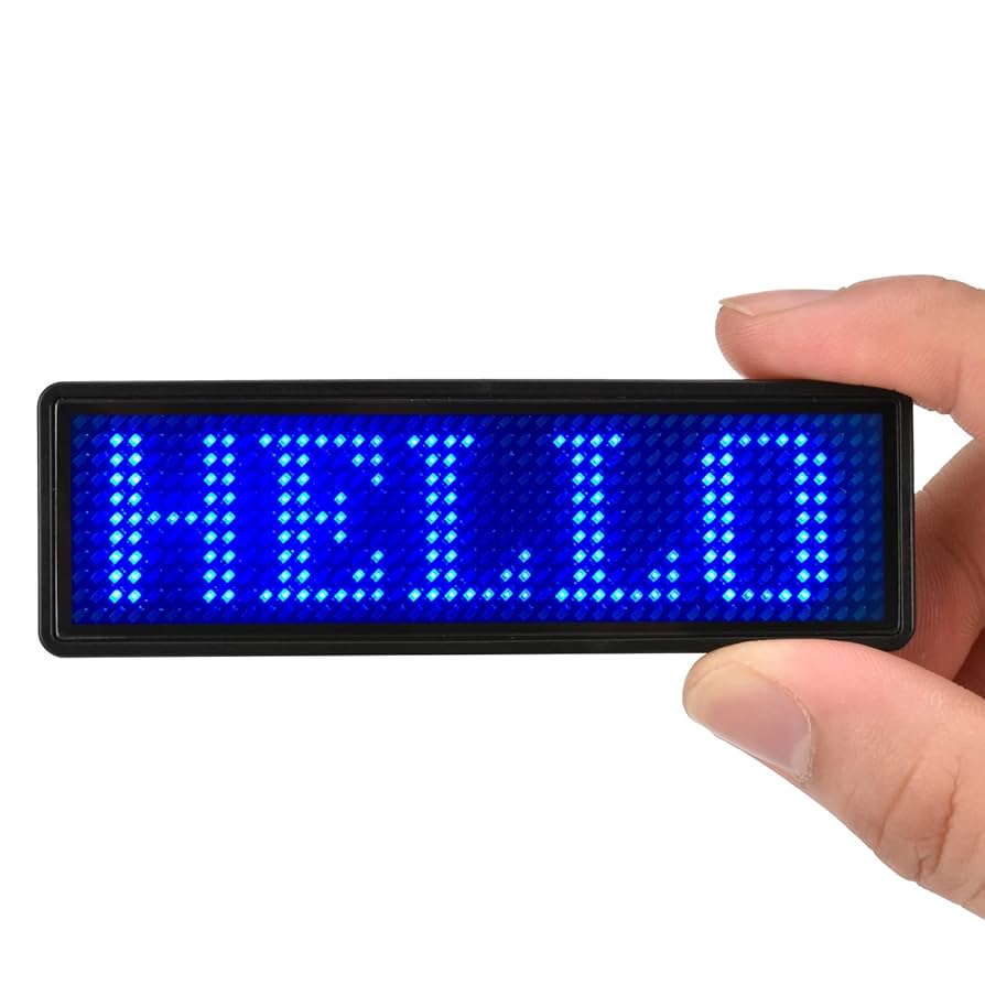 Custom LED Name Batch – Bright & Durable Signage