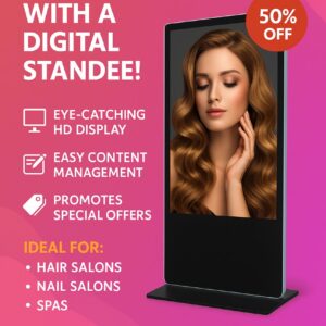 50" T-Type Standee – Techon LED Ludhiana