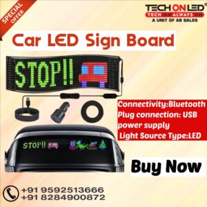 Smart Car LED Sign