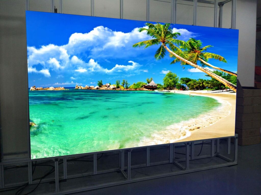Indoor LED video wall