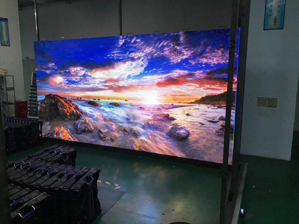 Indoor LED video wall