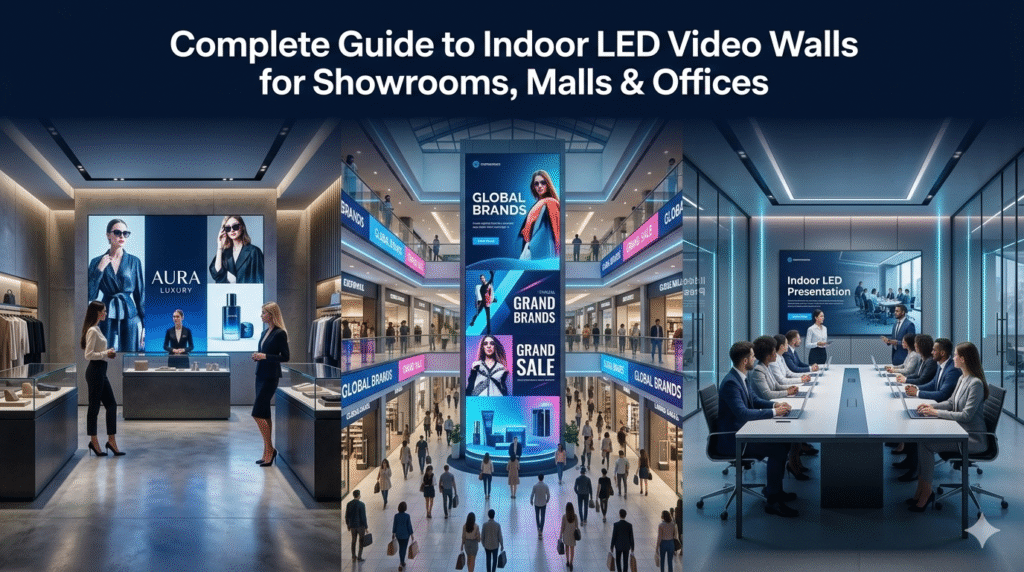 Complete Guide to Indoor LED Video Walls for Showrooms, Malls & Offices