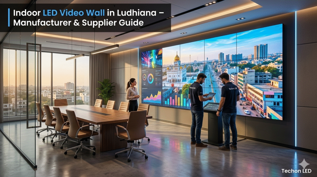Indoor LED Video Wall in Chandigarh– Manufacturer & Supplier Guide