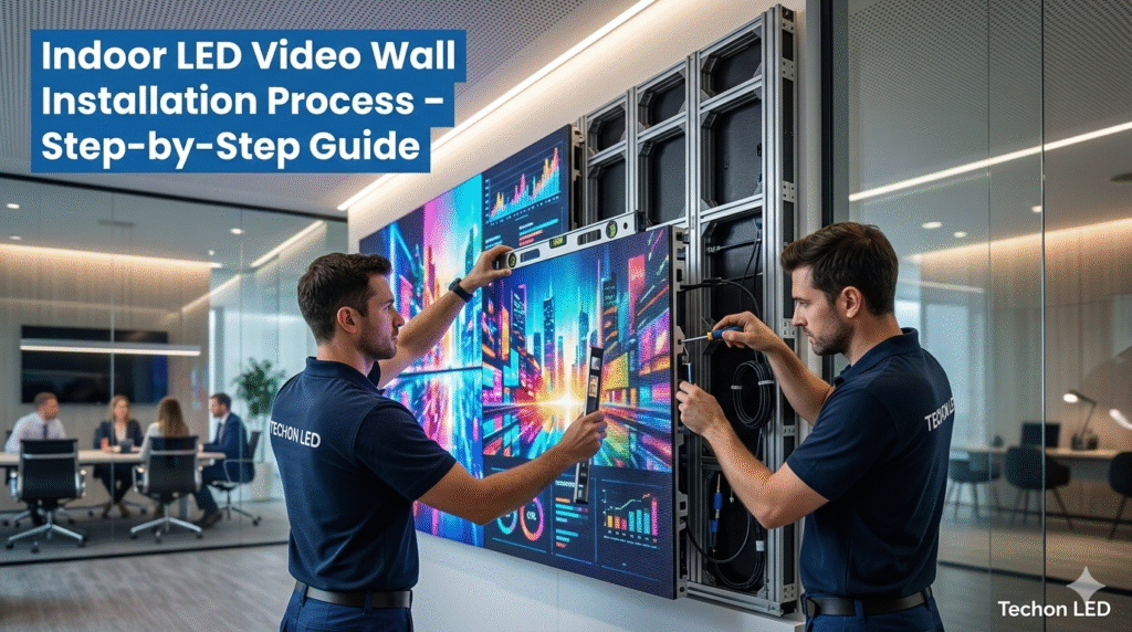 Indoor LED Video Wall Installation Process: Step-by-Step Guide by Manufacturer