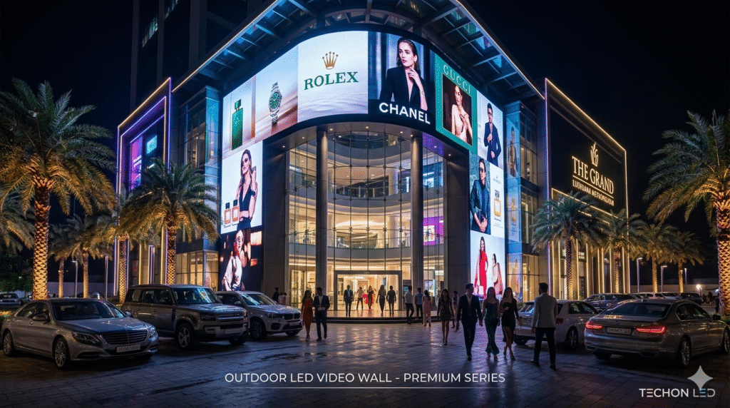 Outdoor LED Video Wall Price in India (2026 Updated Cost per Sq Ft Guide)